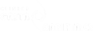 Logotipo oficial en blanco de la Clínica Gastrobariatrics, especializada en cirugía bariátrica y gastroenterología.